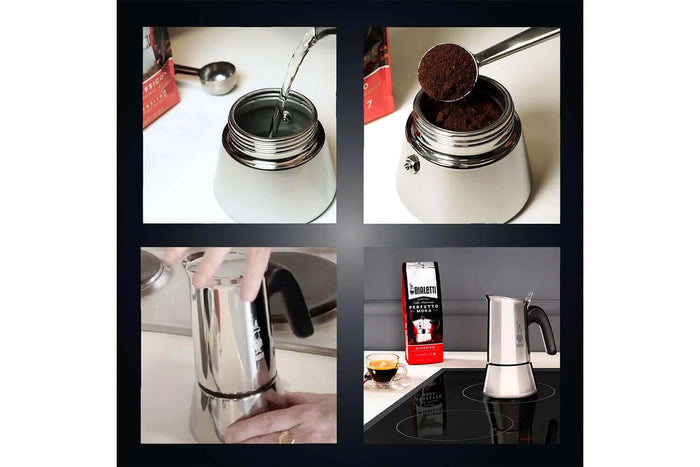 Cafetière italienne Bialetti Venus 235ml 6 tasses compatible induction