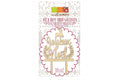Cake topper Joyeux Noël Scrapcooking en bois
