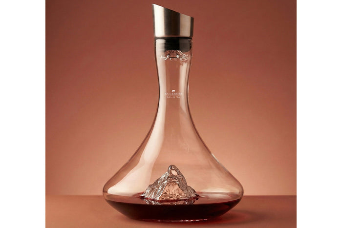 Carafe à vin Alaskan Maker Topographic Mont Cervin en verre cristallin