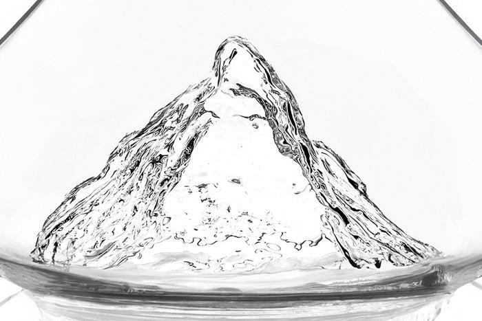 Carafe à vin Alaskan Maker Topographic Mont Cervin en verre cristallin