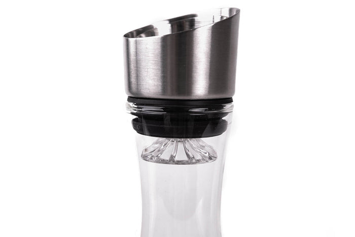 Carafe à vin Alaskan Maker Topographic Mont Everest en verre cristallin