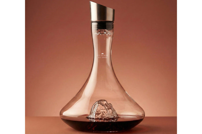 Carafe à vin Alaskan Maker Topographic Pic du midi en verre cristallin