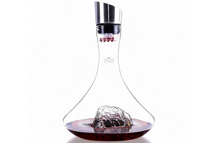 Carafe à vin Alaskan Maker Topographic Zugspitze en verre cristallin