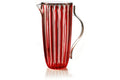 Carafe Guzzini Dolcevita rouge en polymère biosourcé