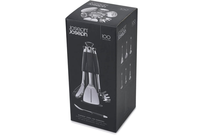 Carrousel de 6 ustensiles Joseph Joseph Elevate Steel en acier inoxydable avec support rotatif