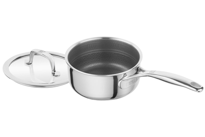 Casserole Zwilling Peak Ceraforce® HyCoat en acier inoxydable et revêtement céramique avec couvercle en verre - 16cm