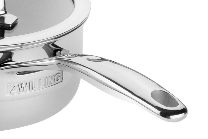 Casserole Zwilling Peak Ceraforce® HyCoat en acier inoxydable et revêtement céramique avec couvercle en verre - 16cm
