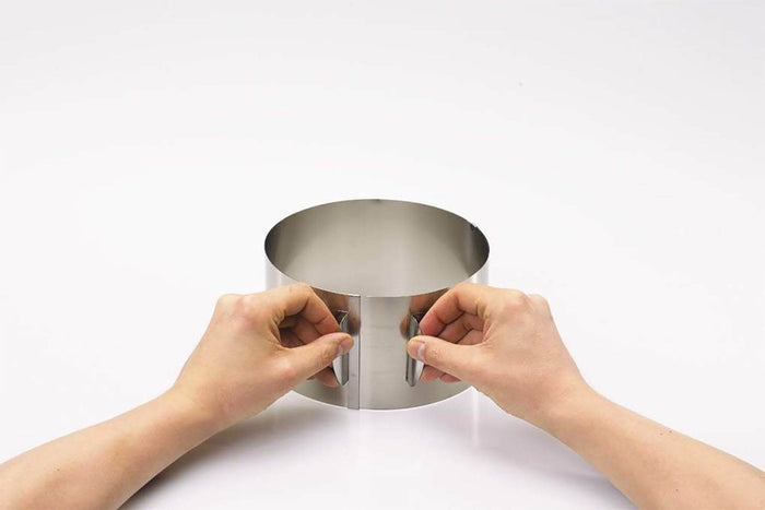 Cercle à gâteaux extensible Gefu Tondo XXL hauteur 10cm
