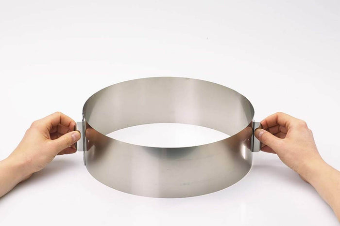 Cercle à gâteaux extensible Gefu Tondo XXL hauteur 10cm