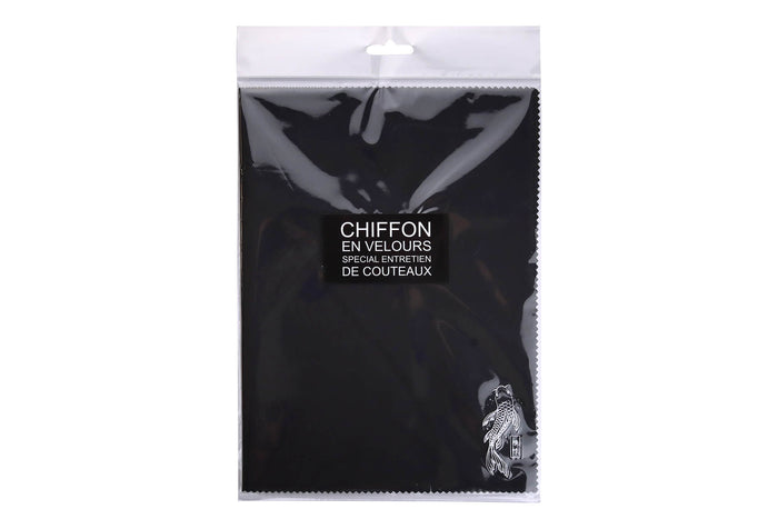Chiffon microfibre pour nettoyer vos couteaux de cuisine