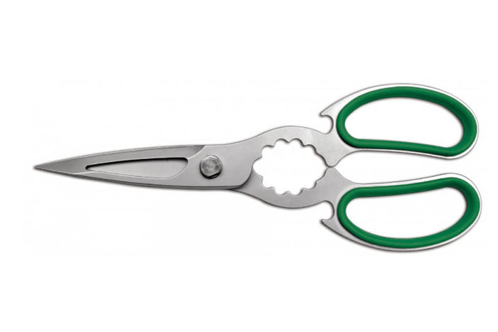 Ciseaux de cuisine Ambrogio Sanelli 21cm acier inoxydable manche vert