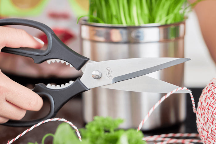 Ciseaux de cuisine Rosle lame en acier microdentée 10cm