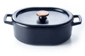 Cocotte ovale Beka Nori en fonte émaillée 31cm