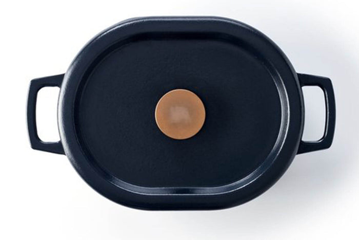 Cocotte ovale Beka Nori en fonte émaillée 31cm
