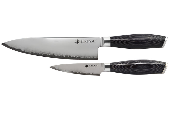 Coffret 2 couteaux Hakami Ajisai San Maï office + chef