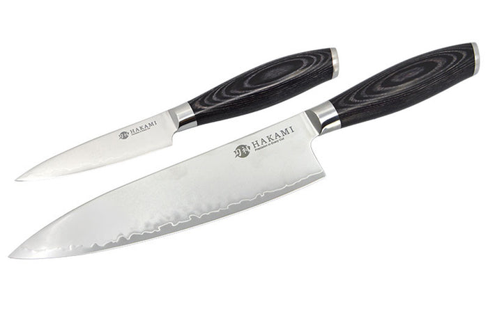 Coffret 2 couteaux Hakami Ajisai San Maï office + chef