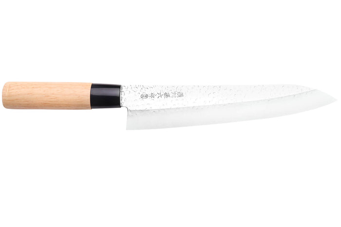 Coffret 2 couteaux japonais Satake Cutlery Tsuchime chef + deba