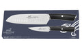Coffret 2 couteaux Sabatier International Pyxis Office 9cm + Santoku 18cm
