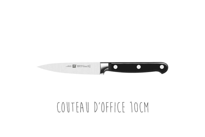 Coffret 2 couteaux Zwilling Professionnal S forgés Office + Chef