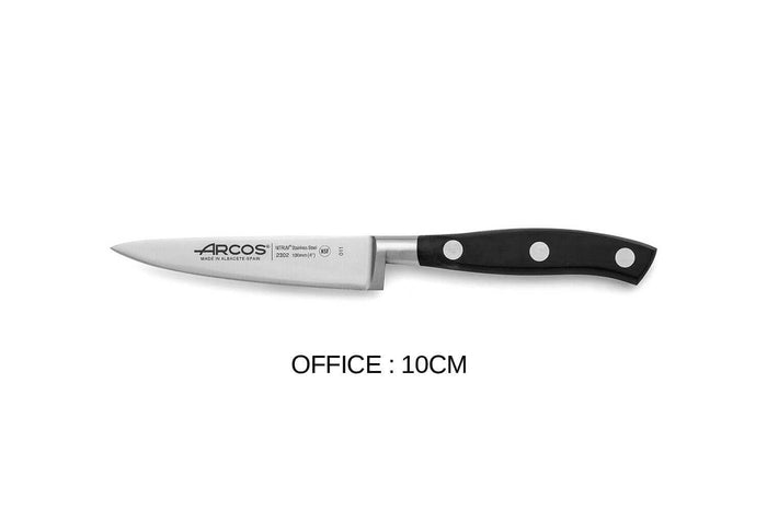 Coffret 3 couteaux Arcos Riviera : office + universel + chef