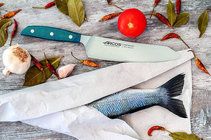 Coffret 3 couteaux de cuisine Arcos Brooklyn : Office + Universel + Santoku