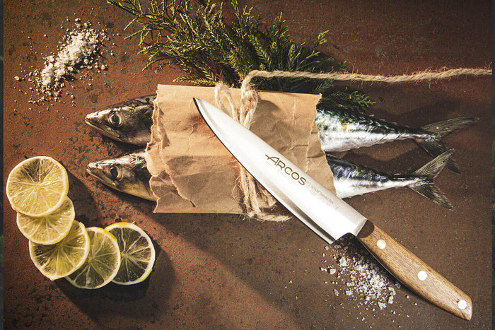 Coffret 3 couteaux de cuisine Arcos Nordika : 1 Office + 1 Chef 16cm + 1 Chef 21cm