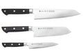 Coffret 3 couteaux japonais Satake Cutlery ABS bunka 20cm + bunka 17cm + universel 13,5cm