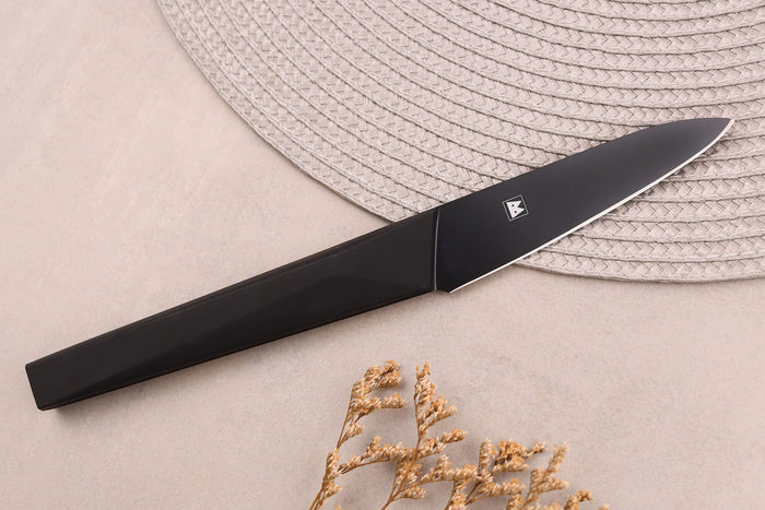 Coffret 3 couteaux japonais Satake Cutlery Black santoku + universel + office