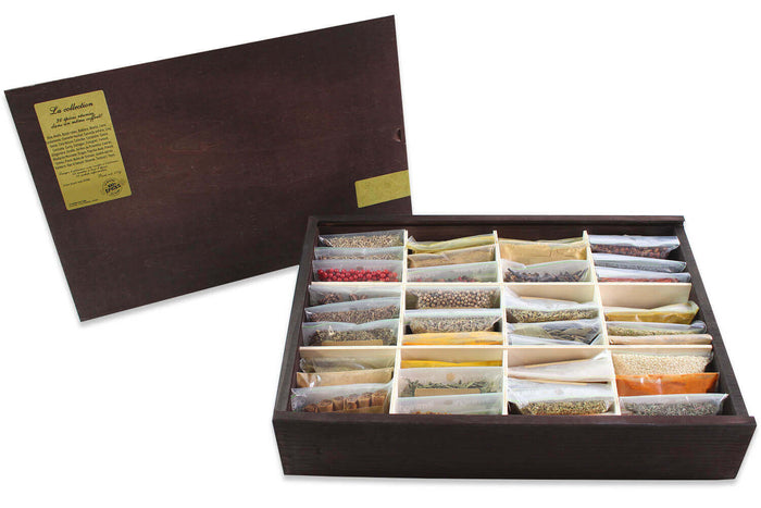 Coffret 36 épices Le Monde en Tube Collection - sachets zippés
