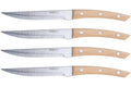 Coffret 4 couteaux à steak Homey's Bokträ lame lisse 13cm