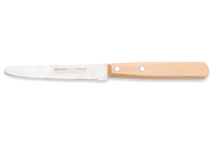 Coffret 4 couteaux de table Nogent Les Basiques manche en bois de hêtre