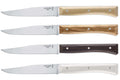 Coffret 4 couteaux de table Opinel Facette Panaché lame 11cm inox lisse