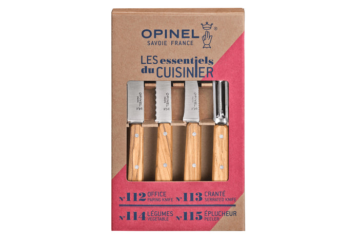 Coffret 4 couteaux Opinel Les Essentiels Olivier