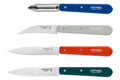 Coffret 4 couteaux Opinel Les Essentiels Primo manches en bois de charme multicolores