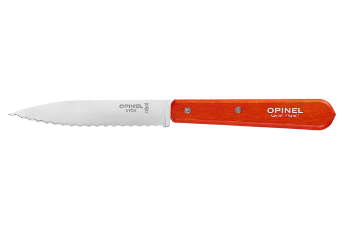 Coffret 4 couteaux Opinel Les Essentiels Primo manches en bois de charme multicolores