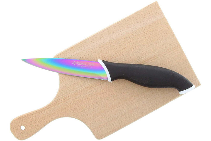 Coffret 6 couteaux steak Pradel Excellence lame 10cm revêtement titane