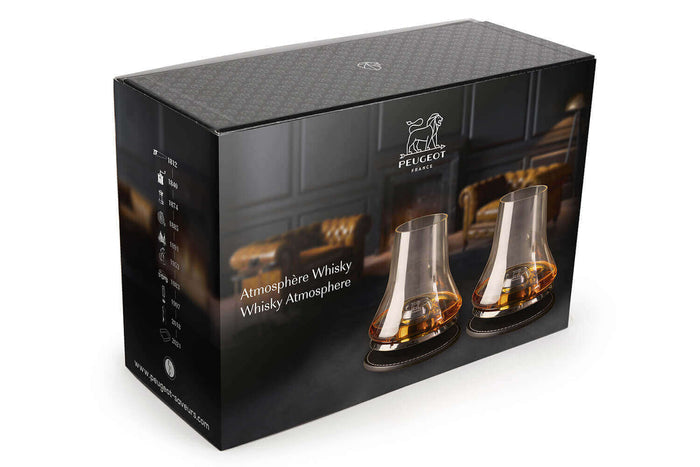 Coffret cadeau dégustation whisky Peugeot Atmosphère Whisky
