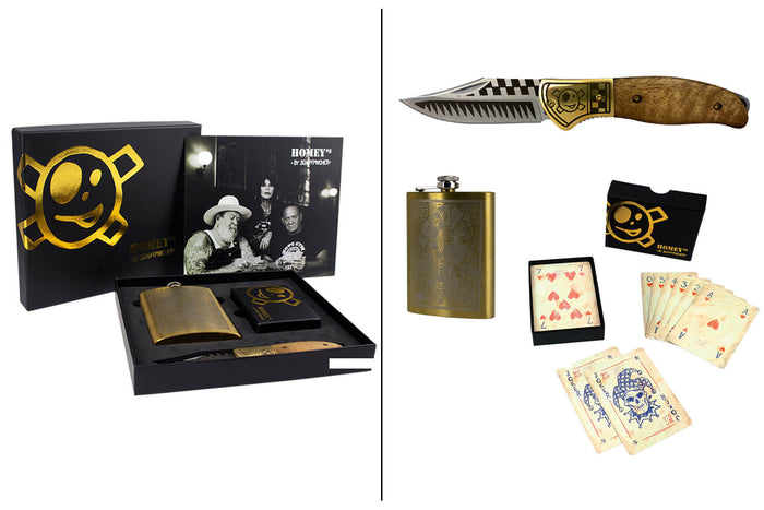Coffret cadeau outdoor Homey's by Schiffmacher Man's Ruin 3 pièces