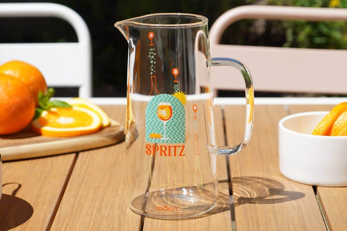 Coffret carafe à spritz Cookut Spritz 1L + 8 recettes incluses