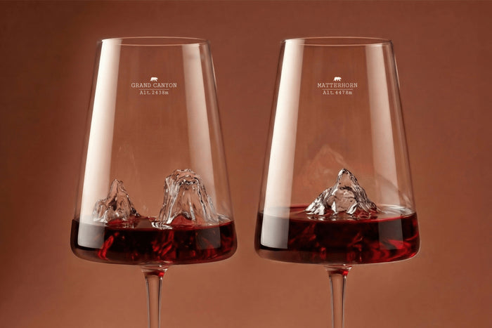 Coffret de 2 verres à vin Alaskan Maker Topographic Grand Canyon & Mont Cervin