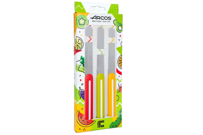 Coffret de 3 couteaux Arcos B-Line lame 10cm