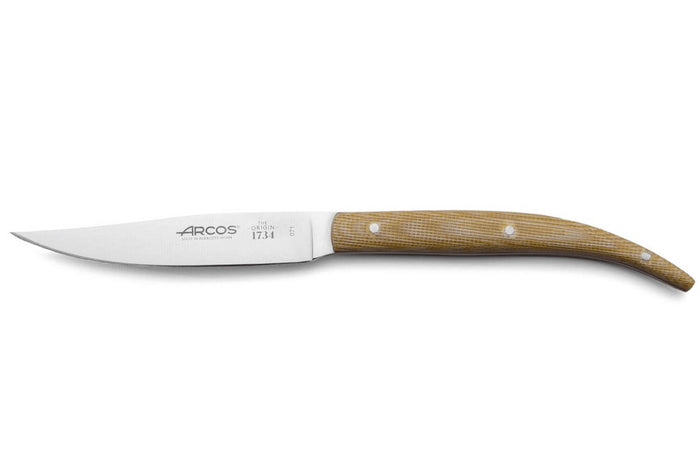 Coffret de 4 couteaux à steak Arcos The Origin manche micarta beige