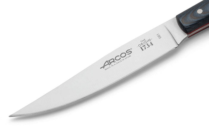 Coffret de 4 couteaux à steak Arcos The Origin manche micarta bleu