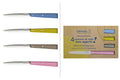 Coffret de 4 couteaux de table Opinel Bon Appétit Campagne n°125 lames 11cm en inox manches en charme