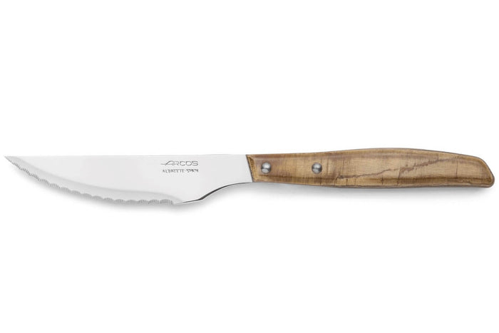 Coffret de 6 couteaux à steak/pizza Arcos lame dentelée 11cm