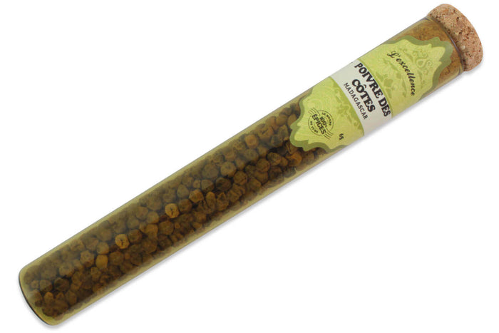 Coffret d'épices Le Monde en Tube Poivres du monde 5 saveurs