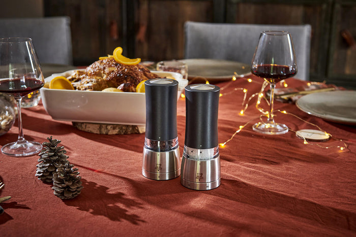 Coffret duo moulin à sel et poivre électrique Peugeot Daman