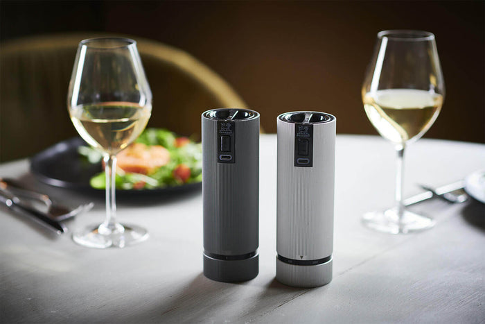 Coffret duo moulin à sel et poivre électrique Peugeot Line