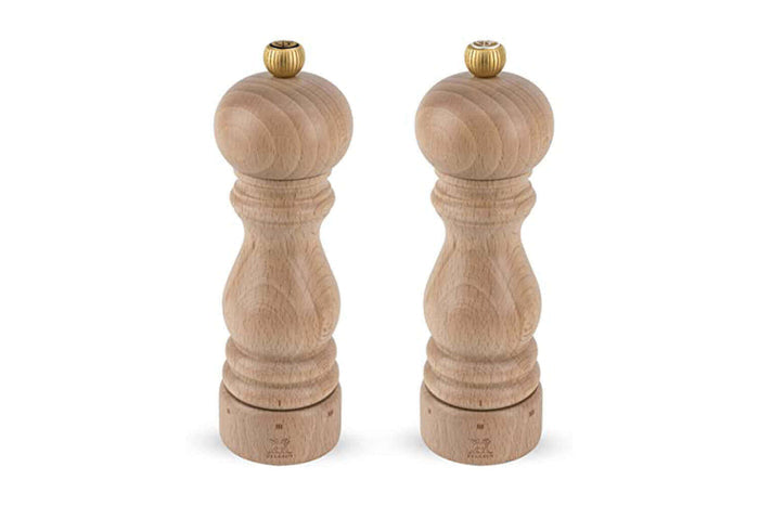 Coffret duo moulin à sel et poivre Peugeot Paris U Select en bois naturel 18cm