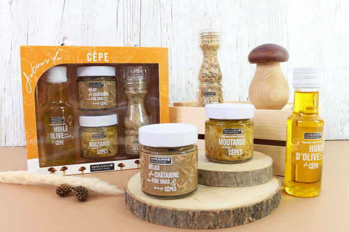 Coffret gourmand Savor&Sens Autour du Cèpe